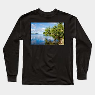 Blue Sky over Rice lake Long Sleeve T-Shirt